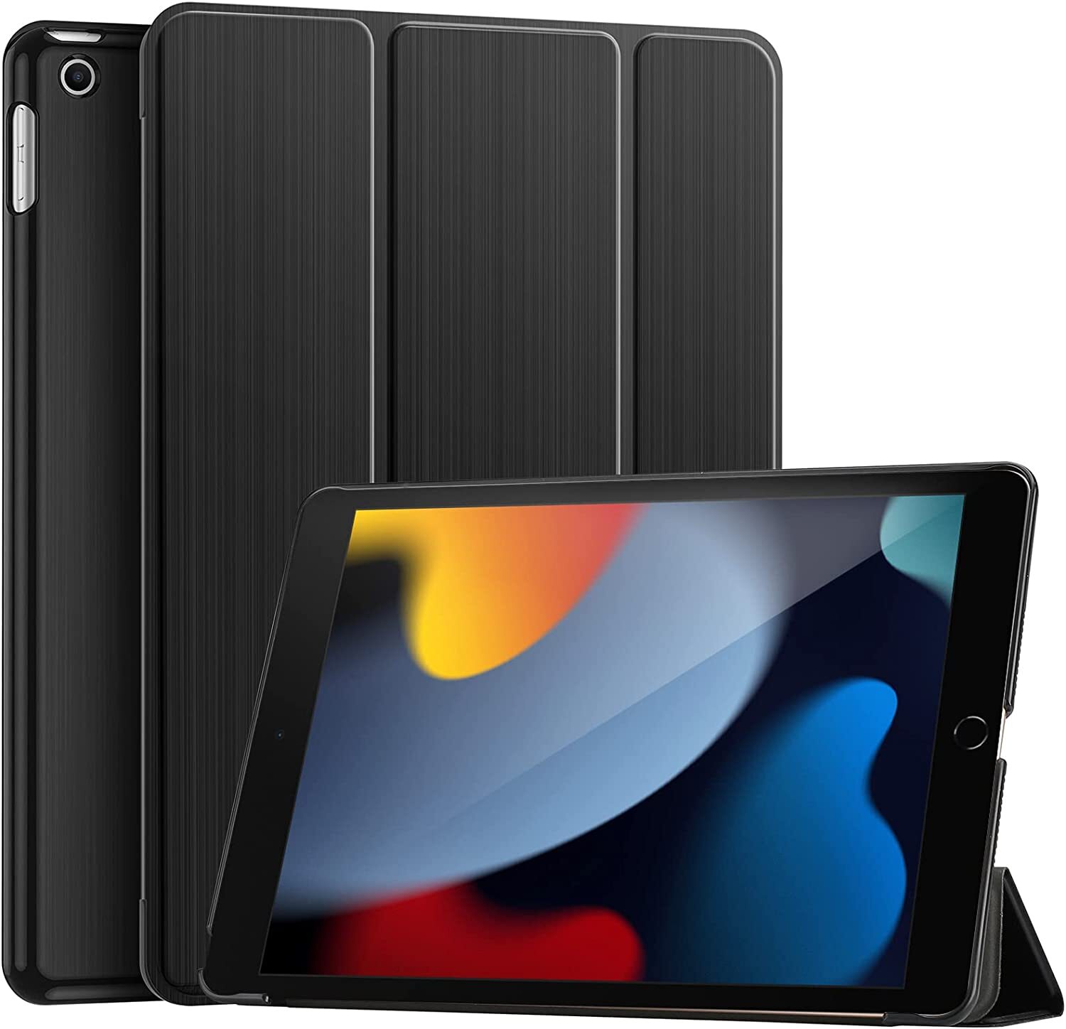 For iPad 5th 6th 7th 8th 9th Gen Case iPad Pro 11-in PU Leather Flip Case Cover