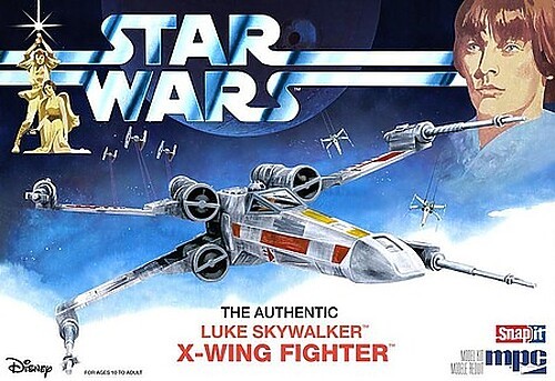MPC Star Wars- X-Wing Fighter (Snap) - Science Fiction Plastic Model Kit - 1/63