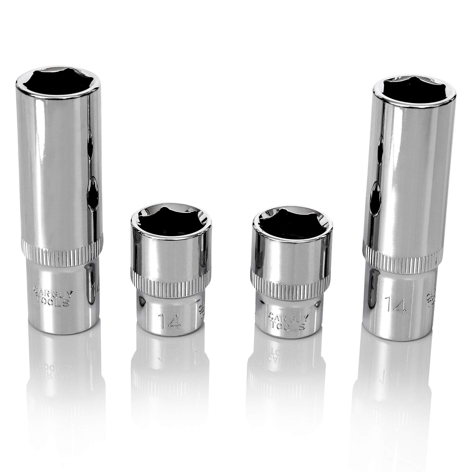 14mm Socket Four Pack (3/8" Drive, Multi Type)