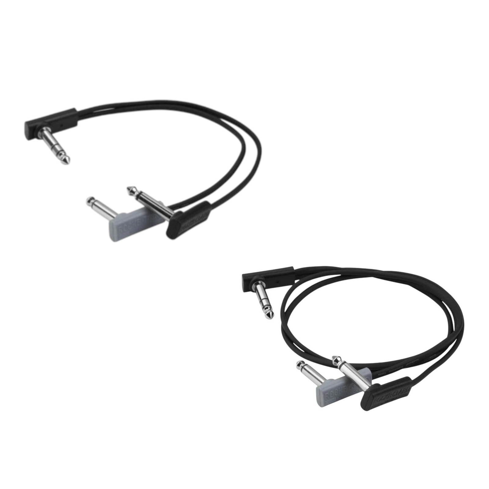 Stereo TRS Split Routing Short+Long RockBoard Flat Patch Y Splitters (20cm,50cm)