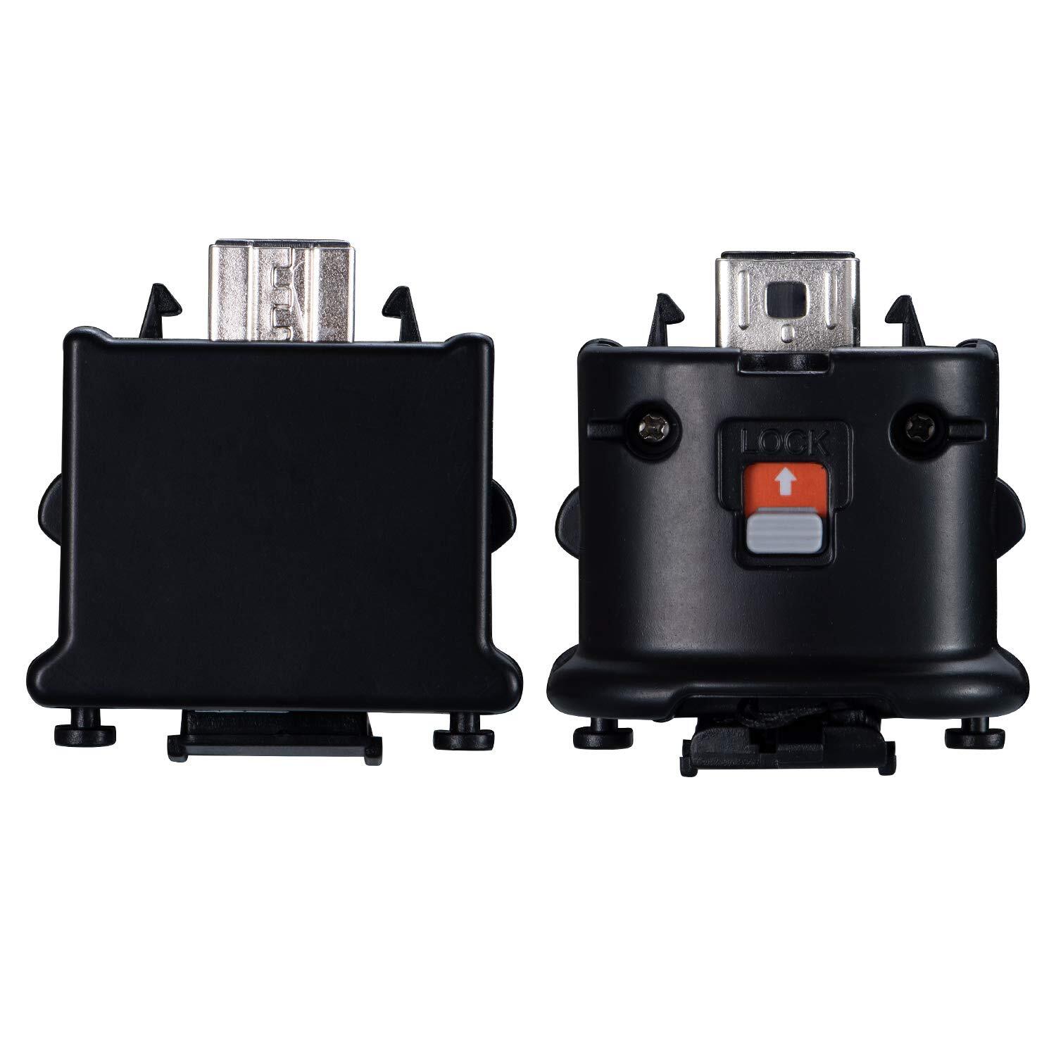 1/2x Motion Plus Sensor Adapter Attachment Nintendo Wii /Wii U Controller Black