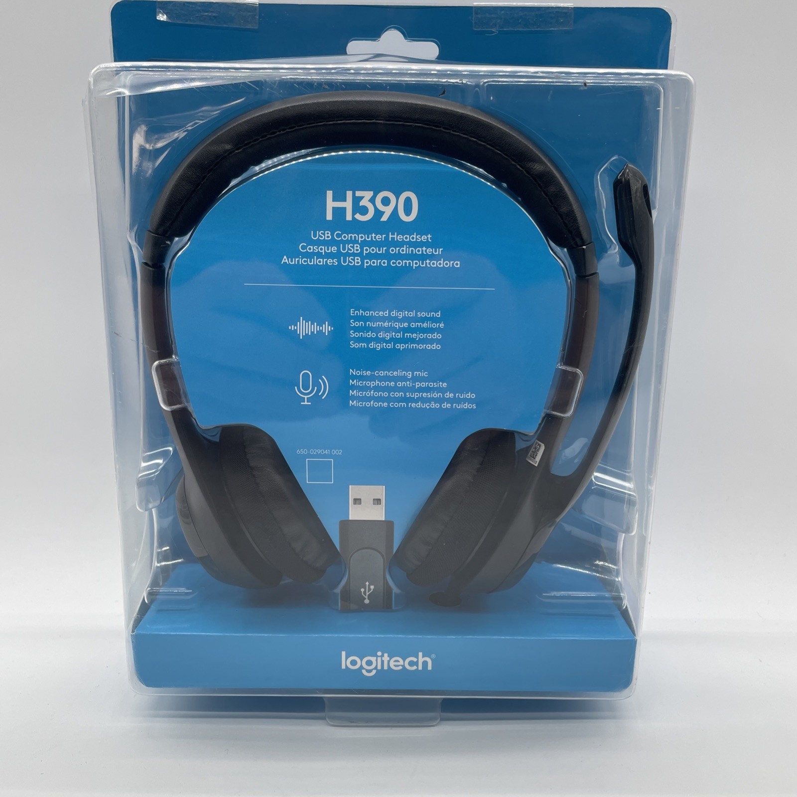 Logitech H390 Black Over the Ear USB Headset