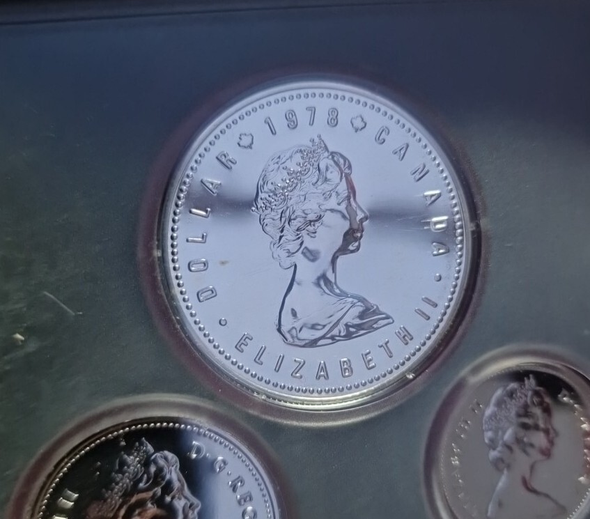 1 Cent - 1 Dollar Silver 1978 Excellent Condition Coins Set Canada 🇨🇦