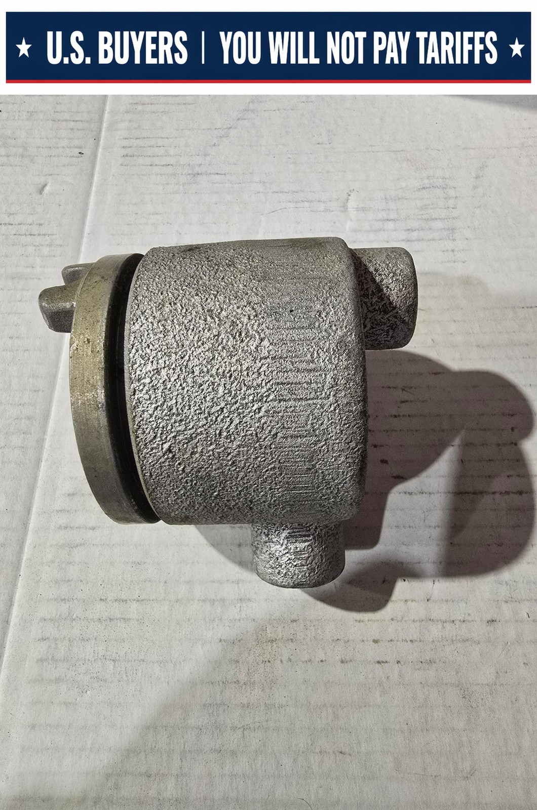 CROUSE HINDS GUAB-16 CONDUIT OUTLET BOX WITH COVER 1/2"