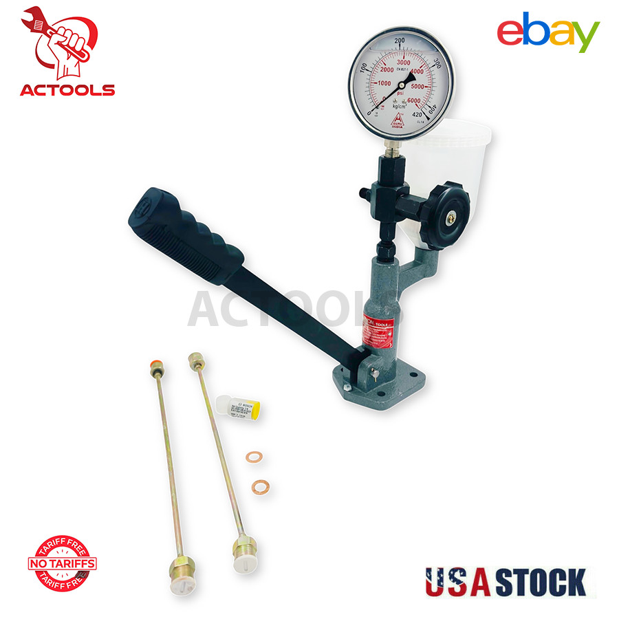 New Diesel Injector Nozzle Pop Tester 400 Bar Dual Scale, Genuine 'AG Precision'