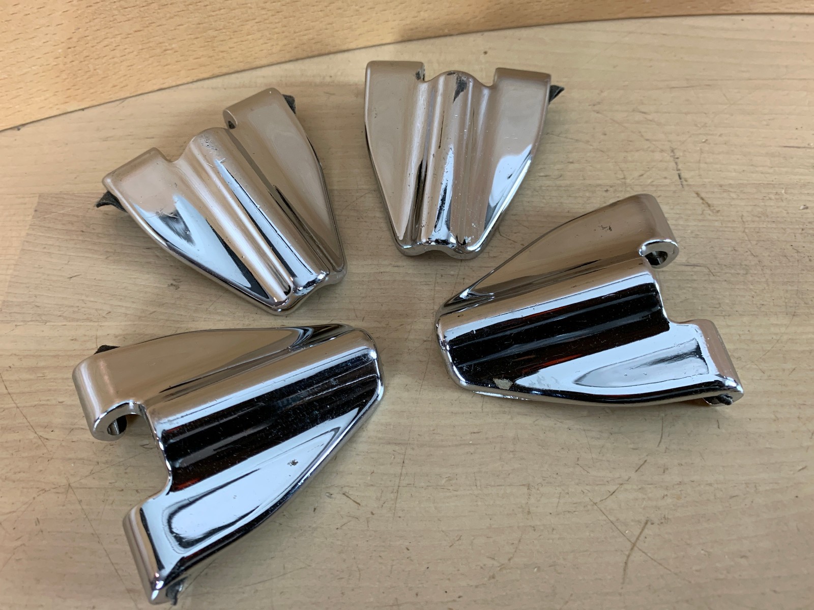 4x DW Drum Workshop DRSP1225CR Die Cast Bass Drum HOOP CLAW Collar Hook Part Lot