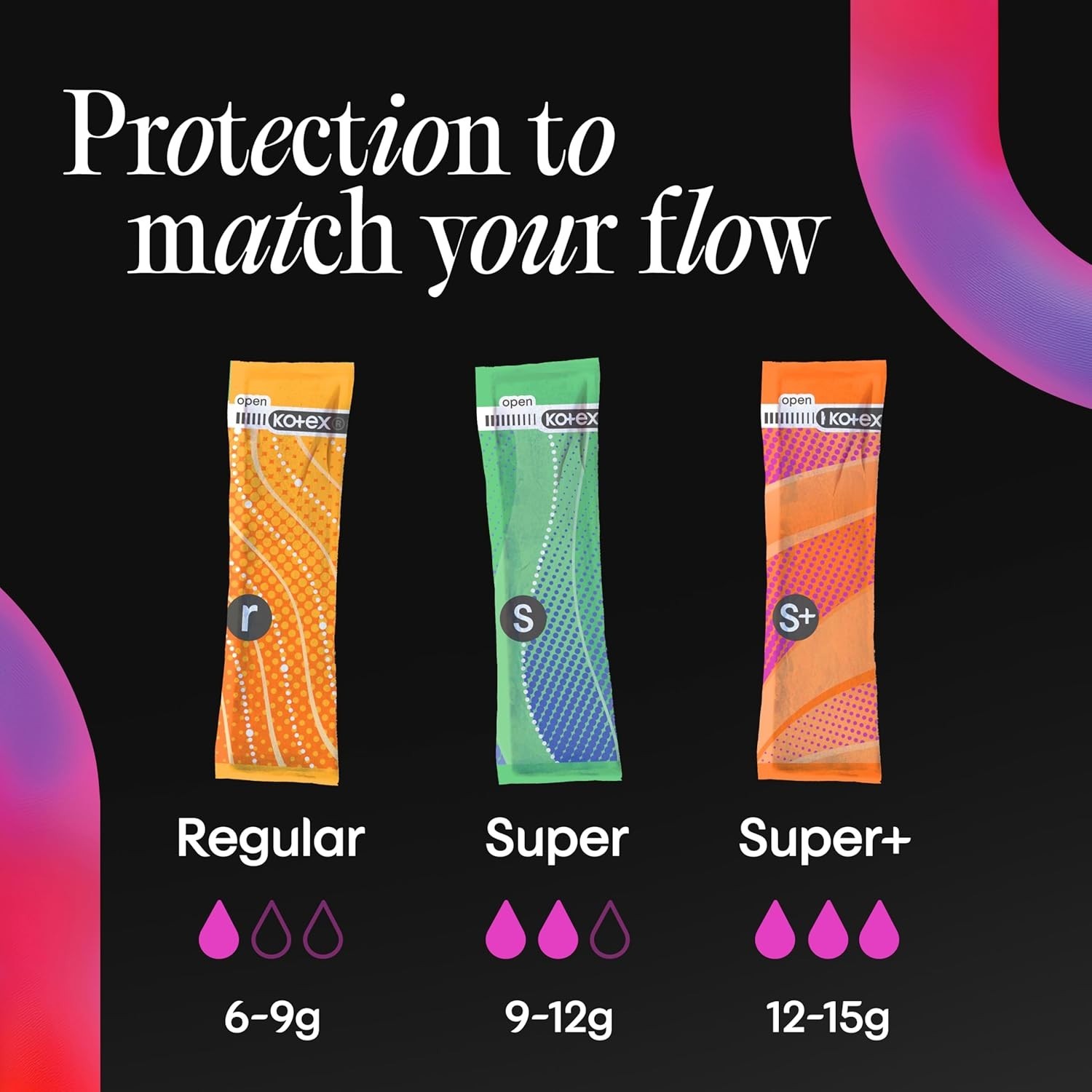 45 Count U by Click Tampons - Compact, Gynecologist-Tested, Super Absorbent