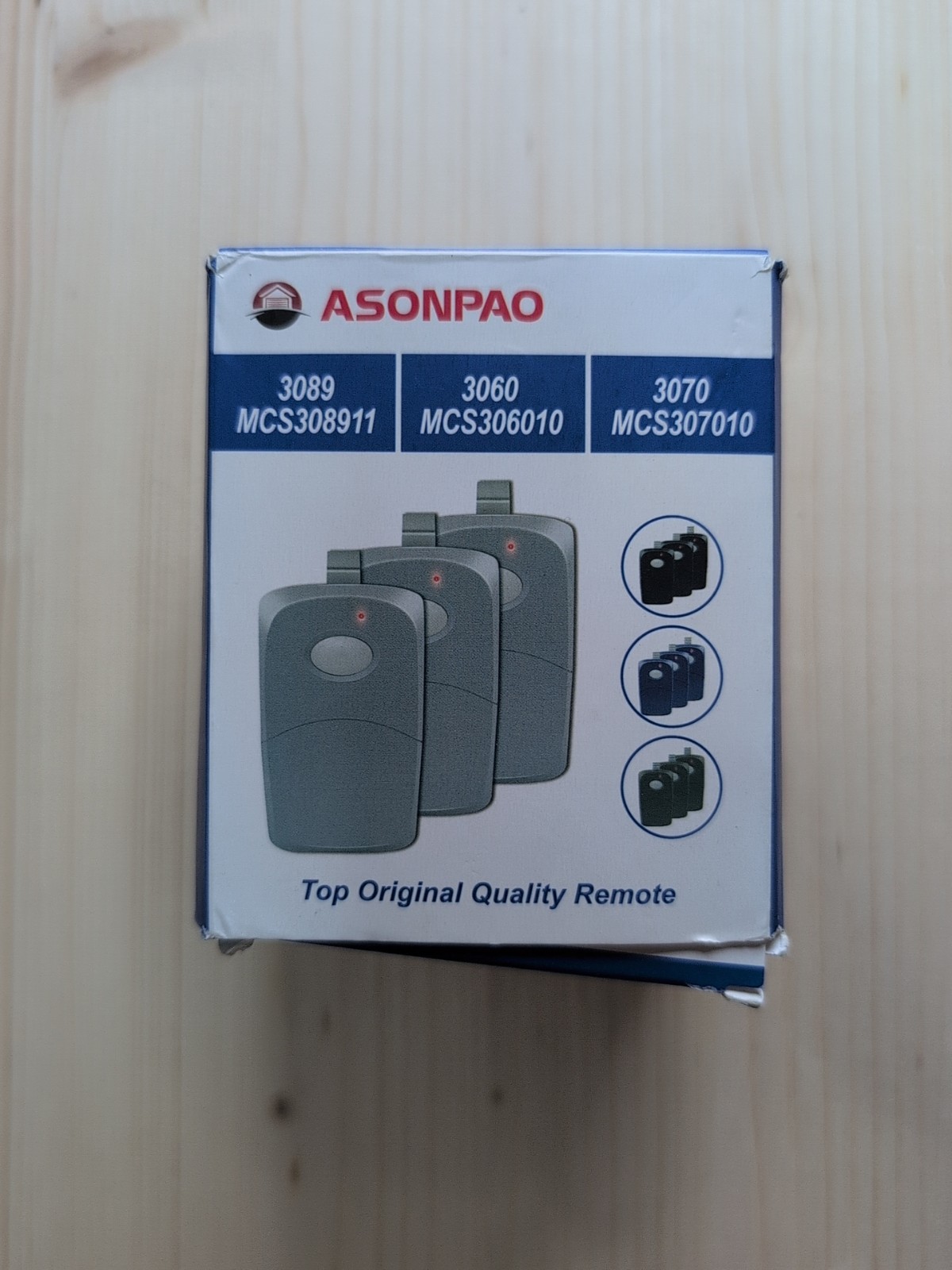 3 Pks for Linear 3089 Garage Door Remote 308911 MCS308911 10 dip 300mhz #74