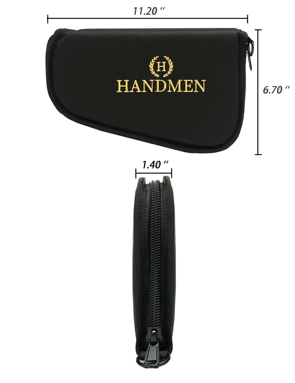 Pistol Pouch and Pistol Rug Case for Handguns Soft Velvet Lining 11.20 ''X6.70''