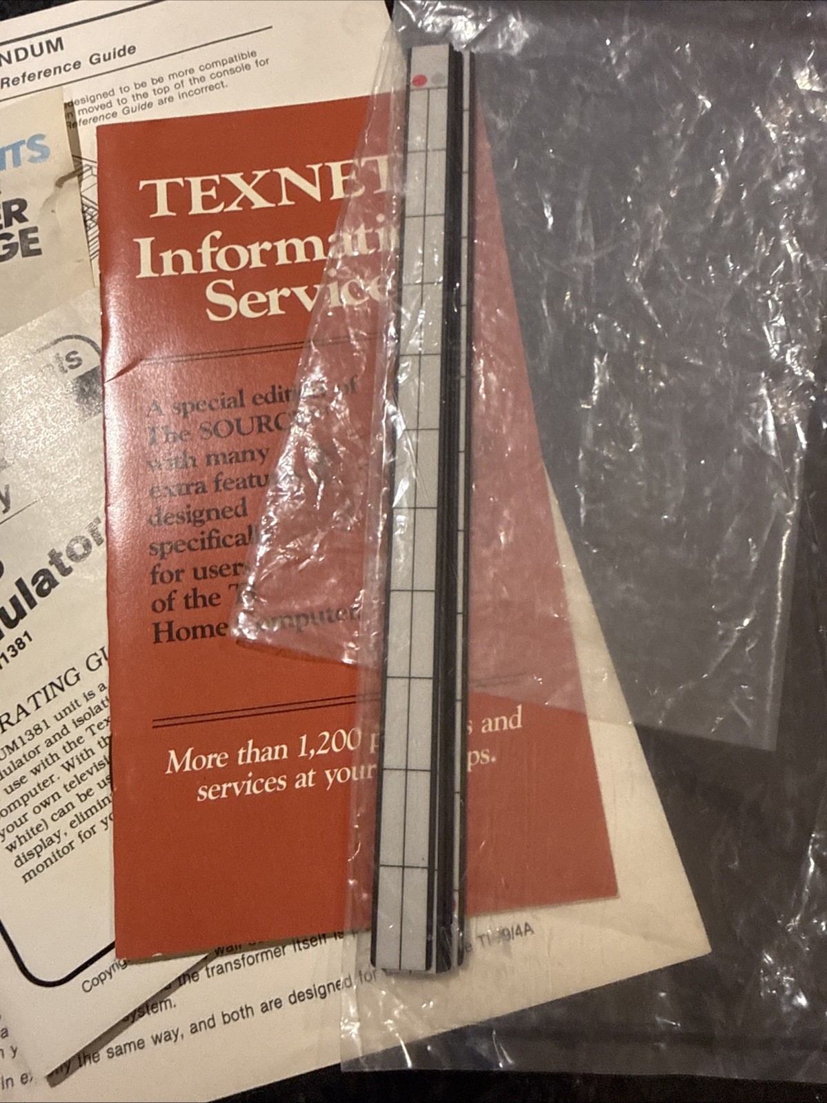 Texas Instruments Speech Synthesizer PHP1500 Untested With Extras As/is