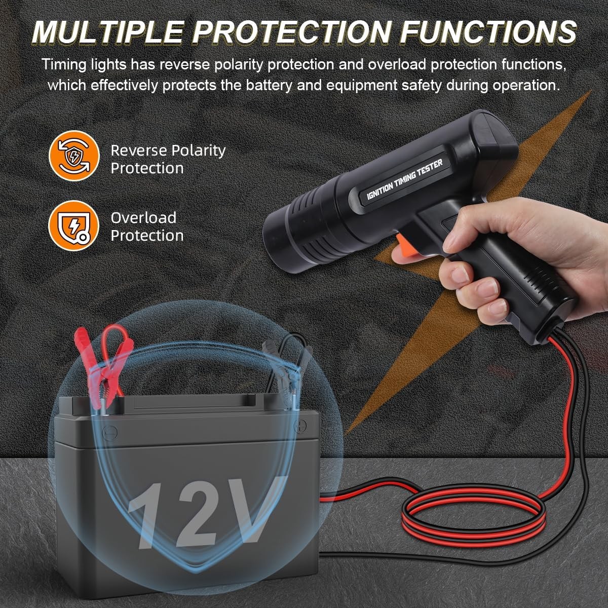 Ignition Timing Light Gun Car Engine Ignition Inductive Timing Light