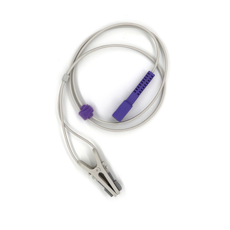 2PC 9Pin Fit For N-190 Ear Clip Pulse Oximeter SpO2 Sensor For Patient Monitor