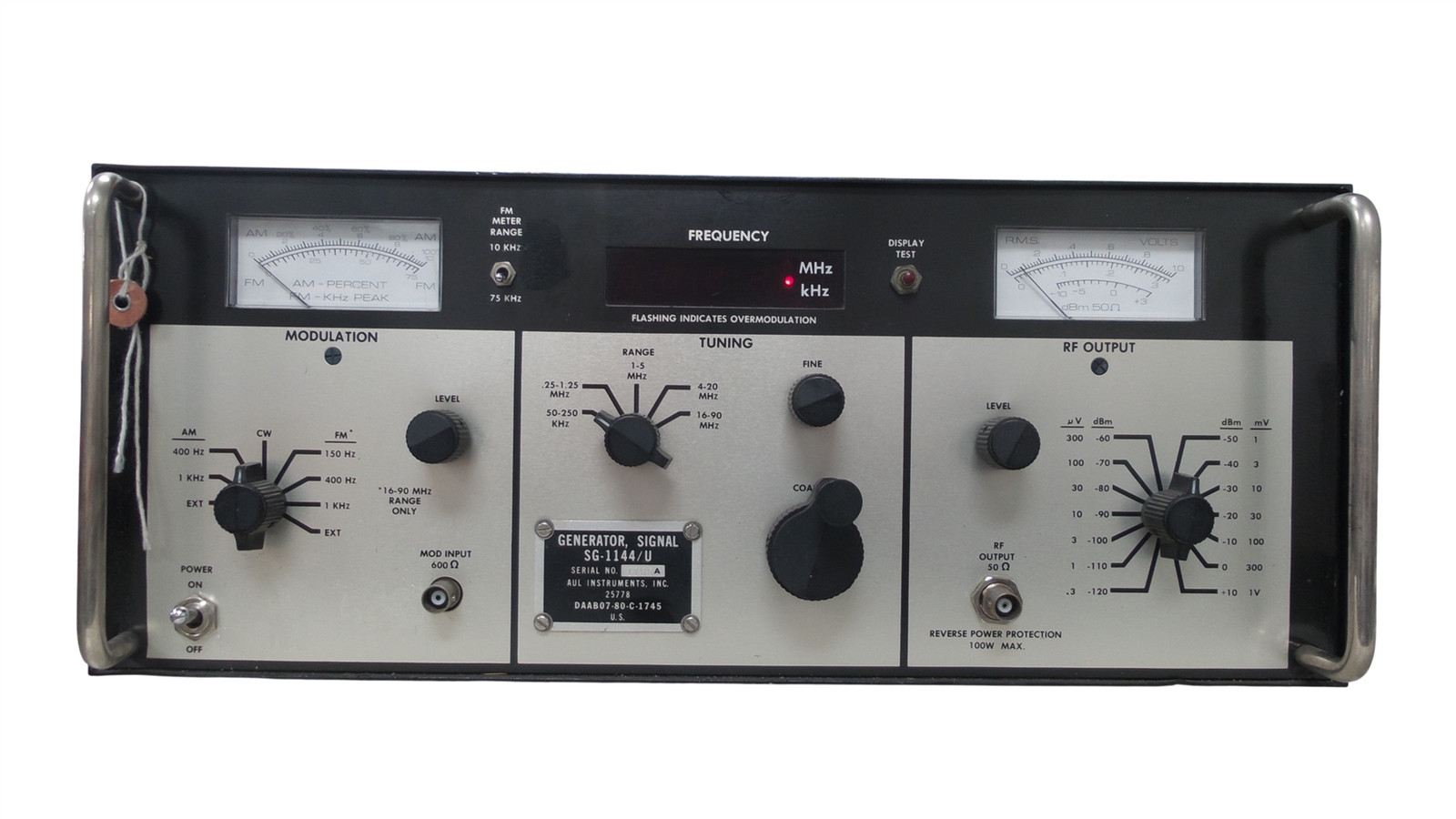 Generator Signal SG-1144/U AUL Instruments - Free Shipping