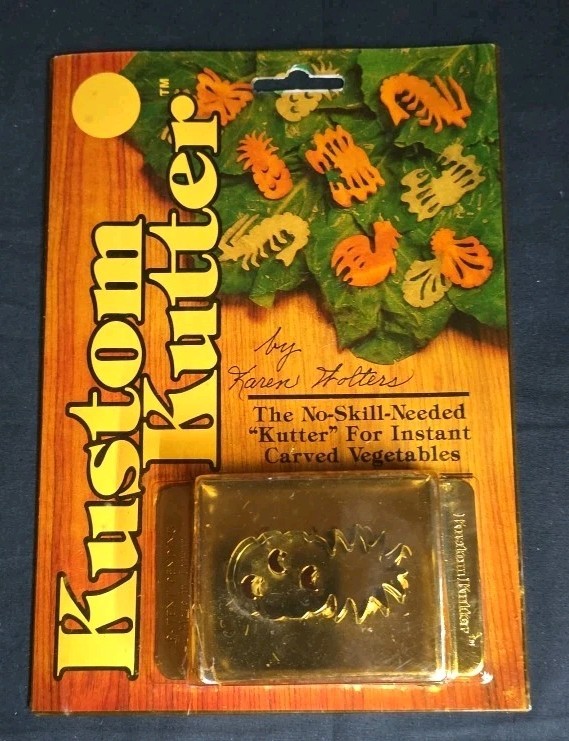 Kustom Kutter Vegetable Carving Tool Instant Decorative Veggies Vintage NEW