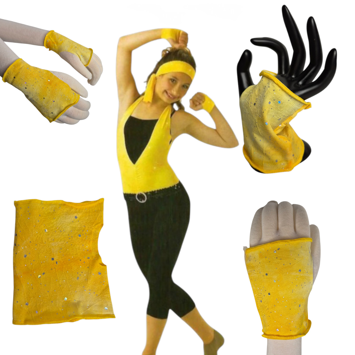 Lot of 42 Pairs of MITTS ONLY I've Got The Power Dance Costume 1-CM 25-CL 16-AM
