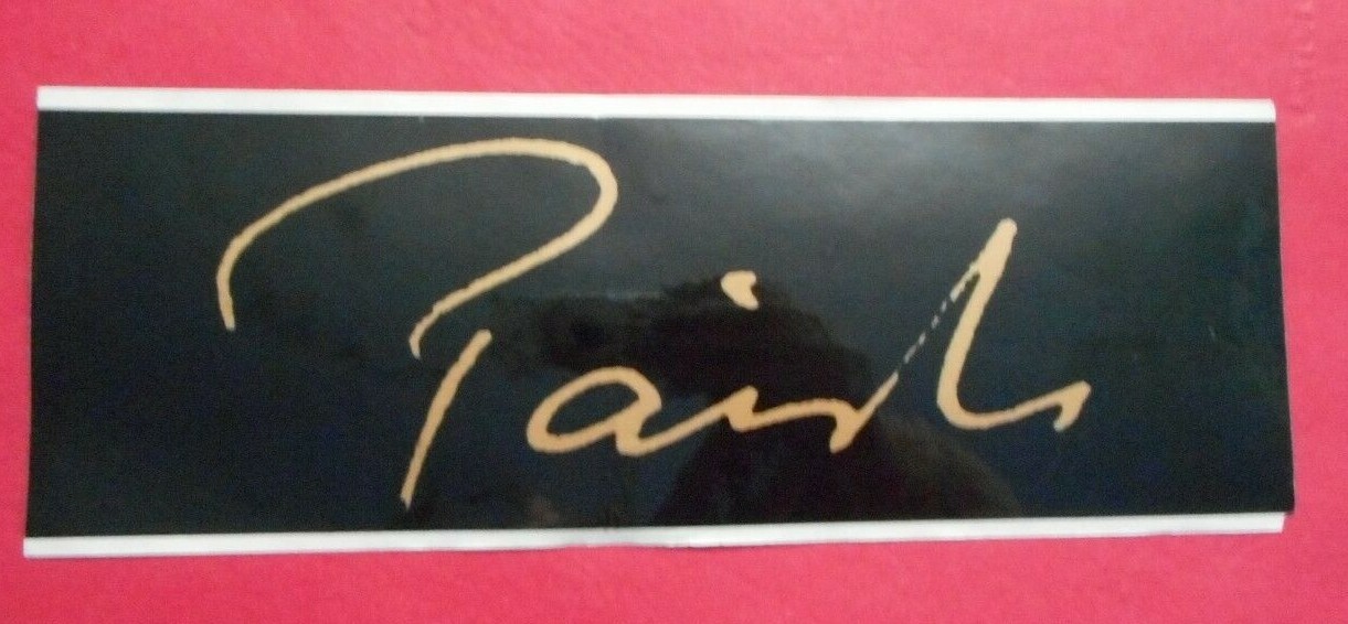 New Paiste Drums Decal Stickers, Percussion, 9 by 3 Inches, Lot Y9