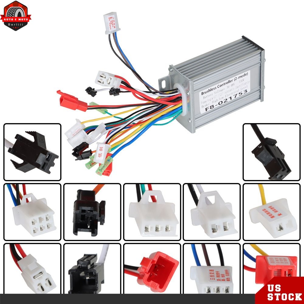 36V 48V 350W DC Speed Controller For Electric Bicycle Scooter Brushless Motor