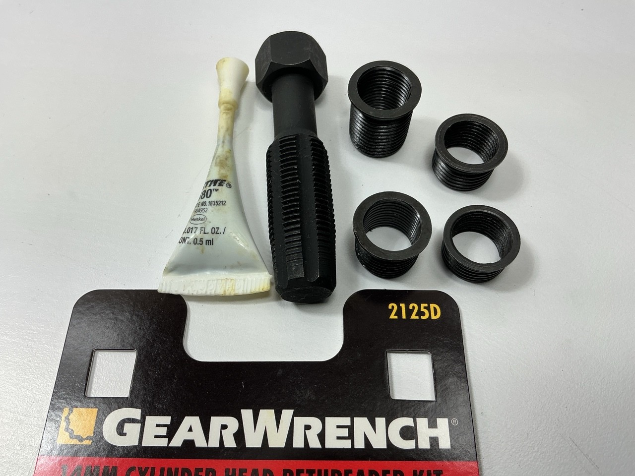 GearWrench 2125D 14mm Cylinder Head Rethreader Kit