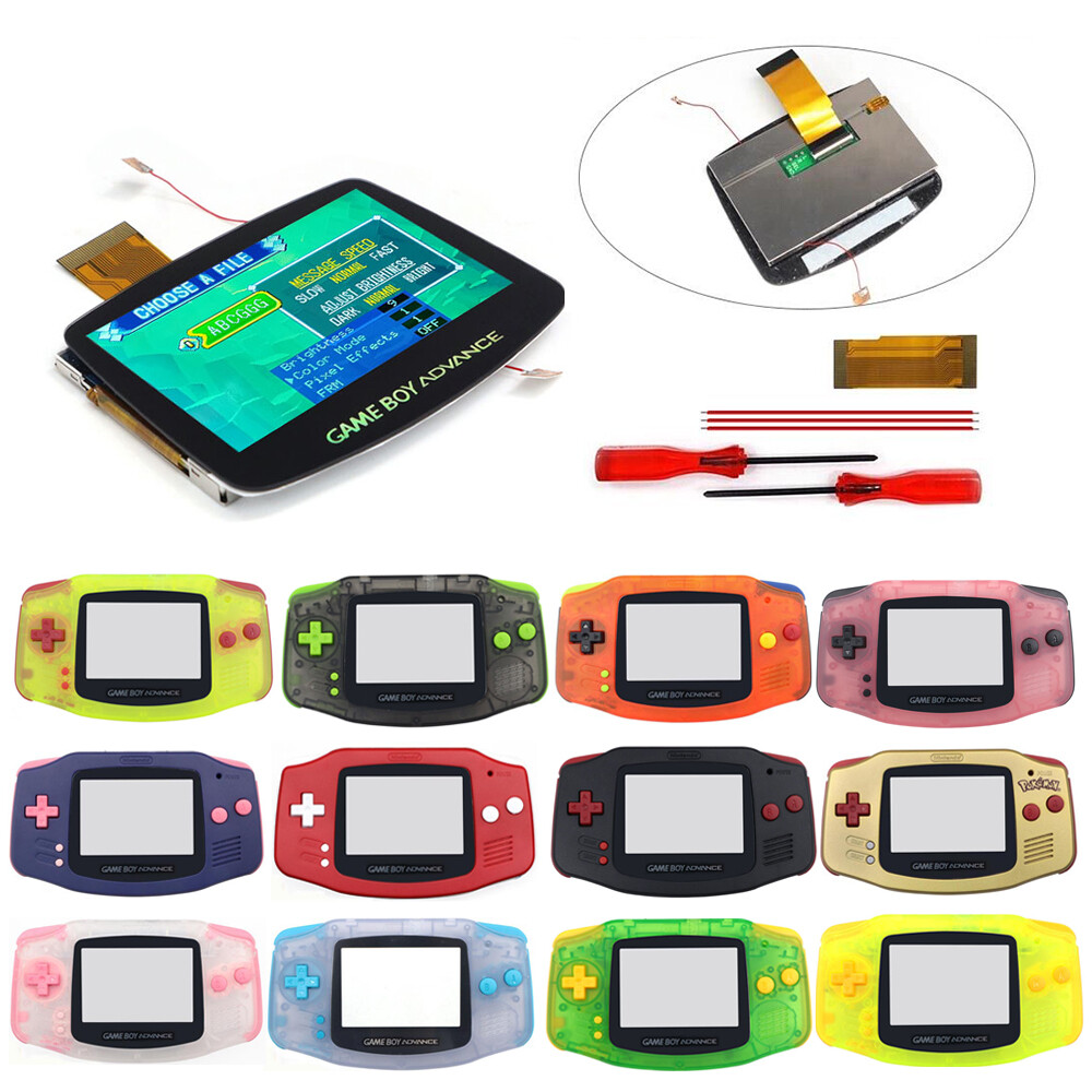 Hispeedido For GameBoy Advance GBA V5 Laminated IPS 720X480 OSD Backlight LCD