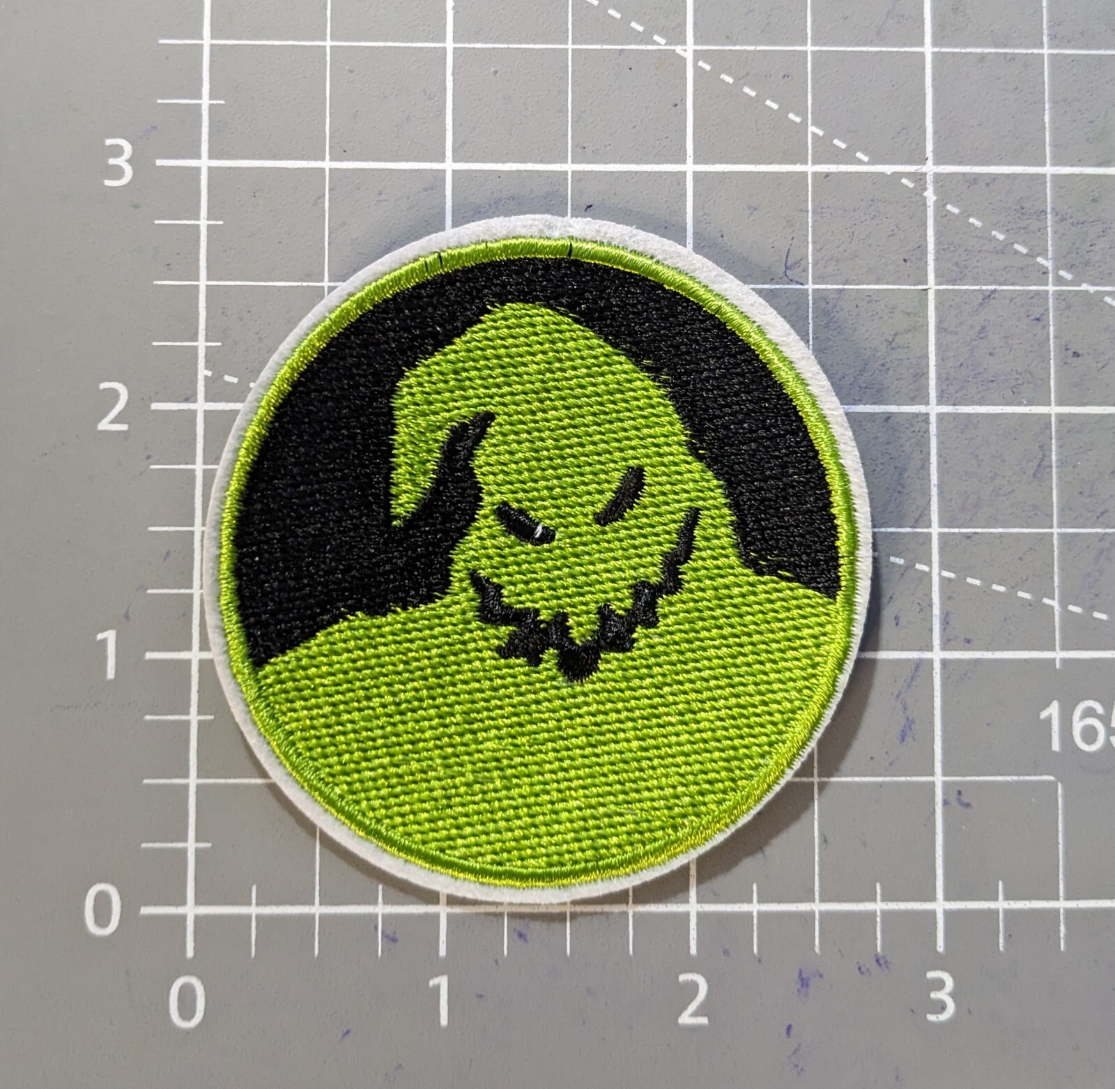 Oogie Boogie Nightmare Before Christmas Patch Horror 2.75" Embroidered Iron On