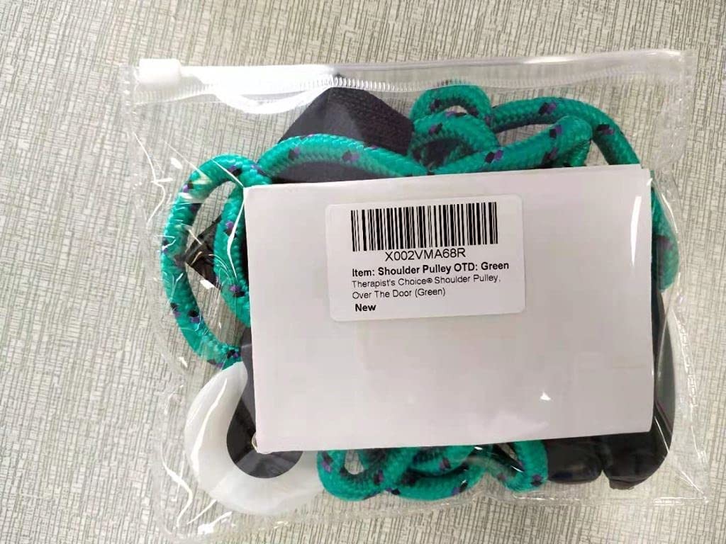 Therapist’s Choice® Shoulder Pulley, Over The Door: Includes Basic Green