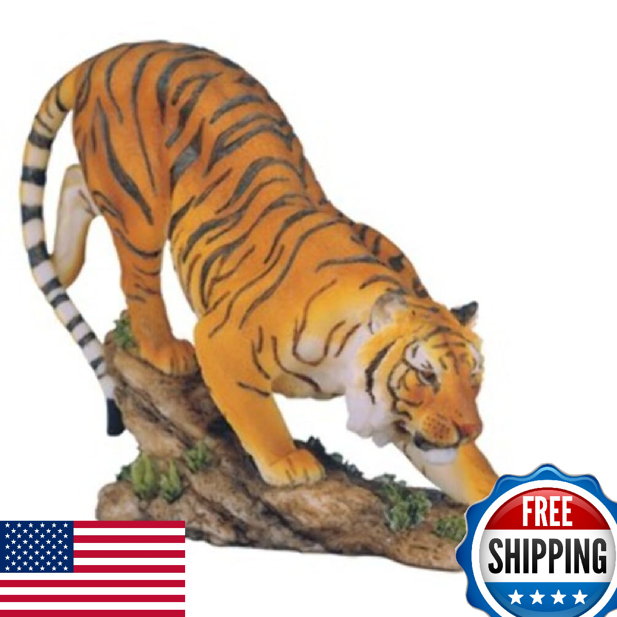 StealStreet SS-G-19711 Bengal Tiger Collectible Wild Cat Animal Figurine Statue