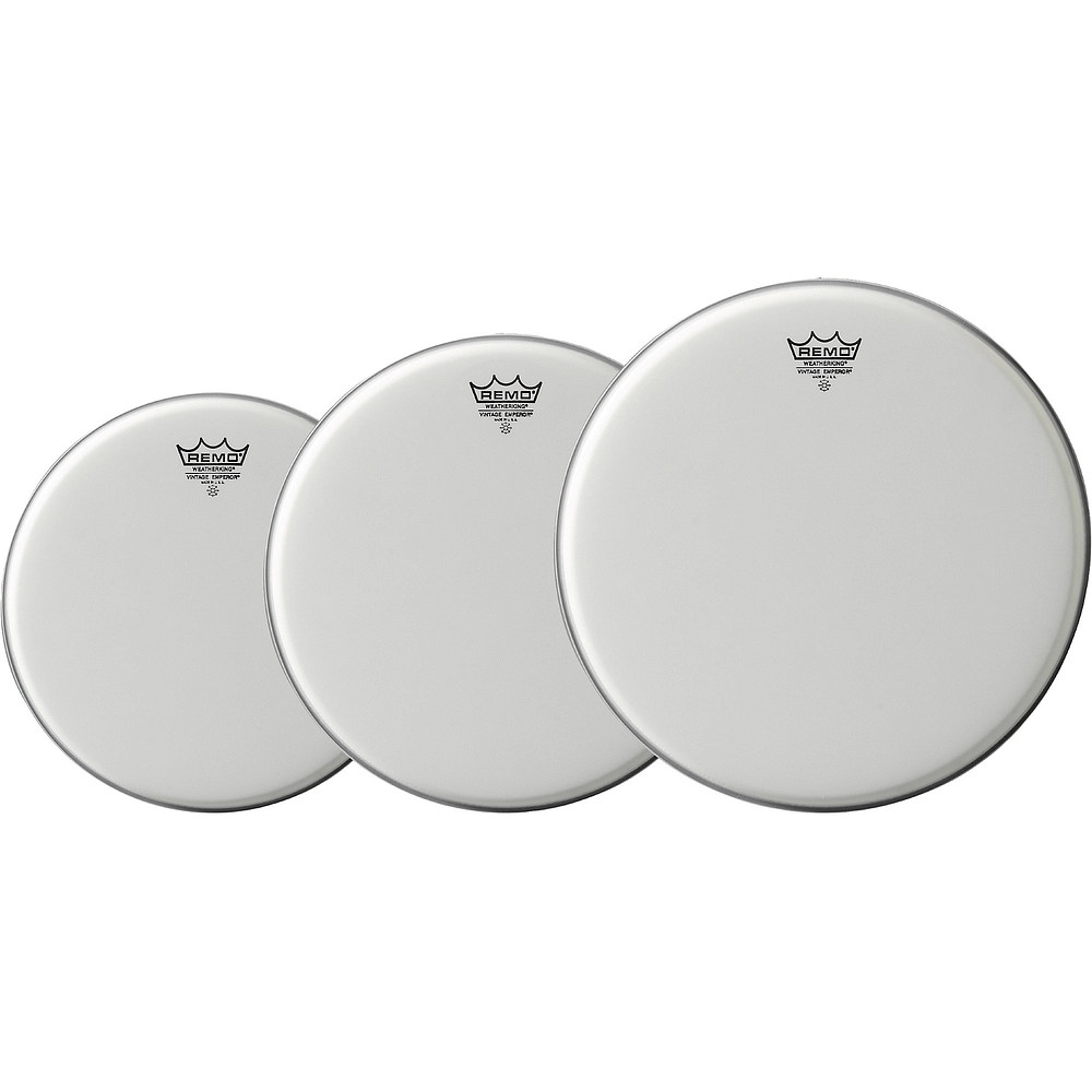 Remo Vintage Emperor Drum Head 3Pack, 121416