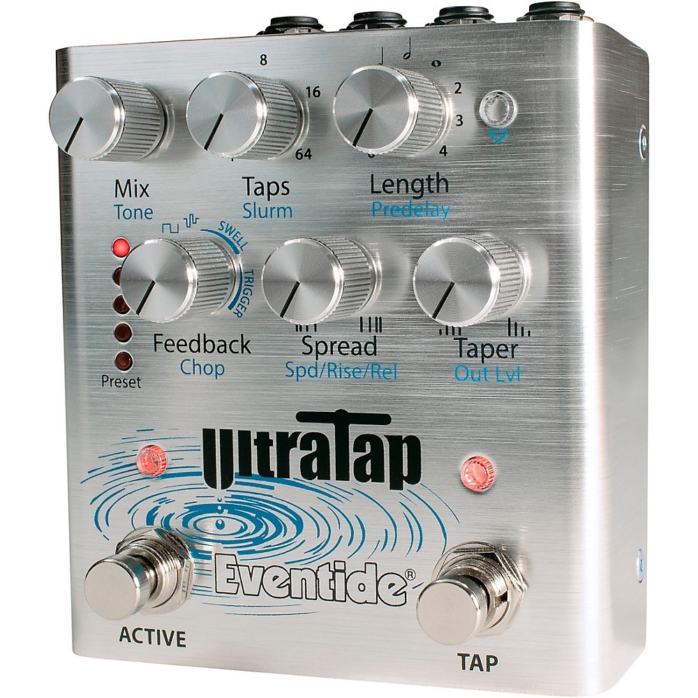 Eventide UltraTap DelayReverb MultiTap Effects Pedal Silver