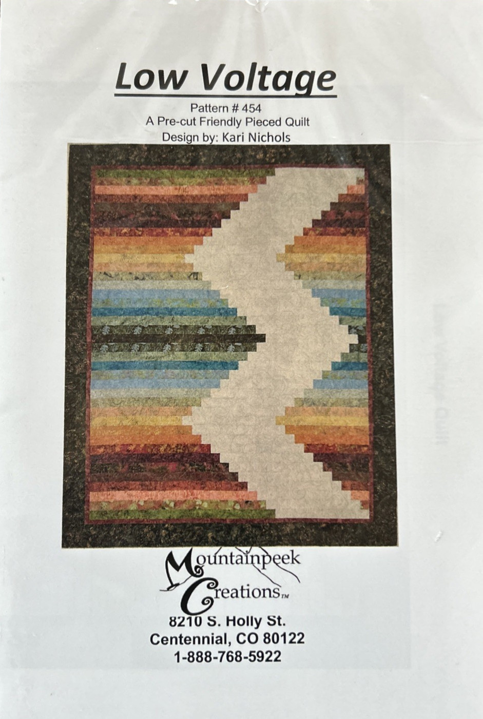 "Low Voltage" Quilt Pattern-mountainpeek Creations  pattern #454