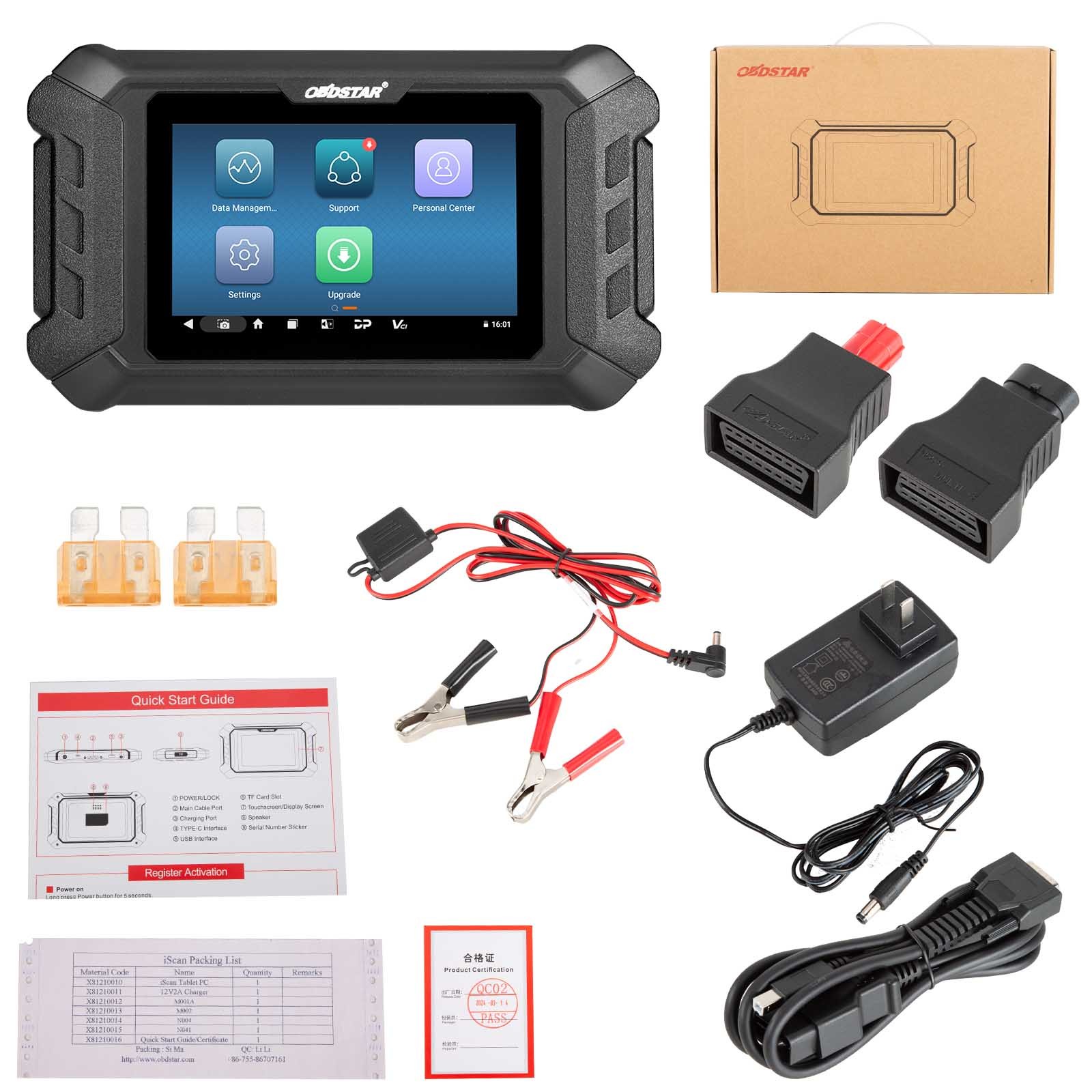 OBDSTAR iScan for Guzzi Motorcycle Diagnostic Scanner Tool Coding Upgrade
