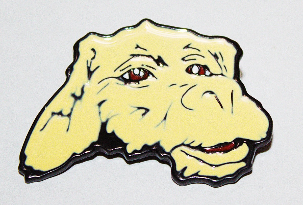 The Neverending Story Movie Falkor The Luck Dragon Head Metal Enamel Pin UNUSED