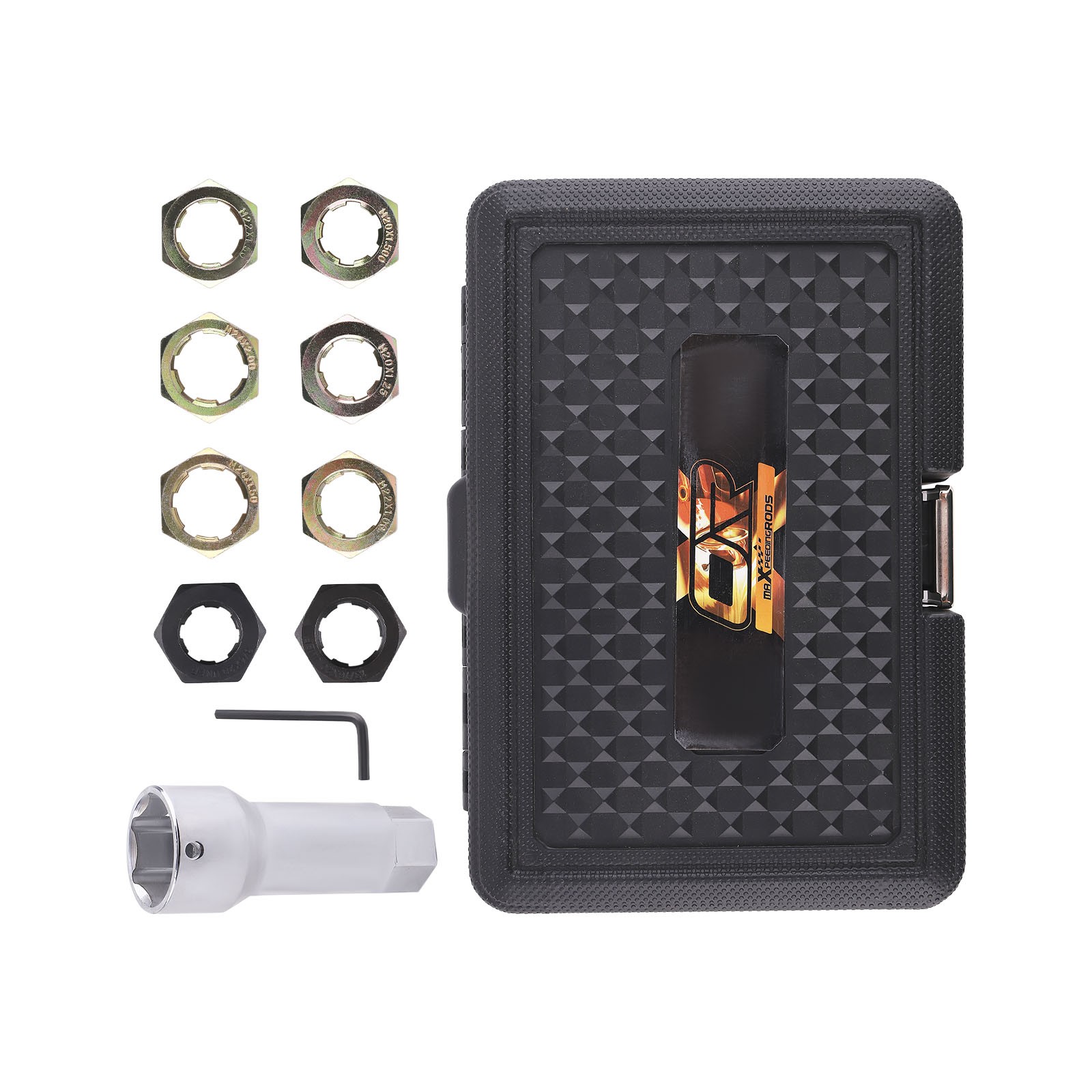 Professional Thread Chaser Kit for Axle Spindle & Wheel Studs M20x1.25-M24x2.0