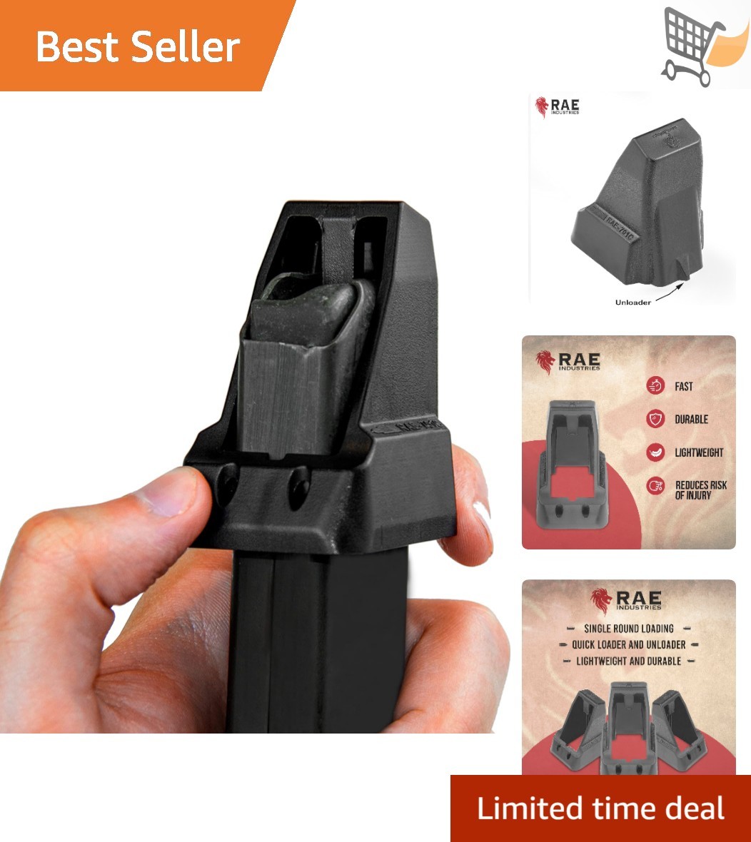 Magazine Speed Loader Polymer Compact Fits 9mm Taurus PT92 for Quick Mag Loading