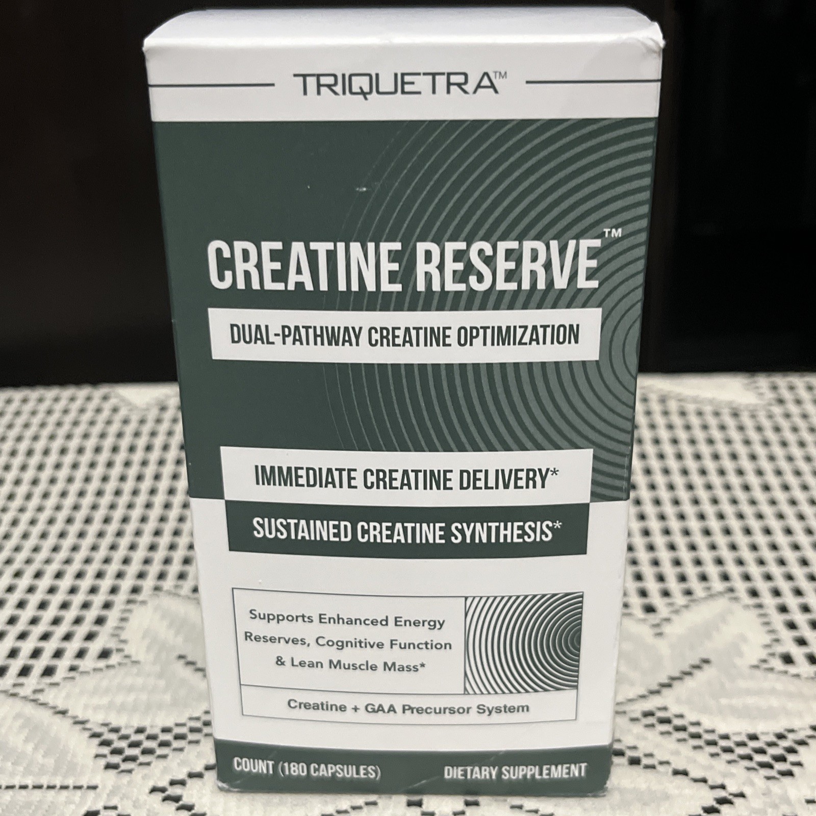 Triquetra Creatine Reserve Dual-Pathway Creatine Optimization 180 Capsules