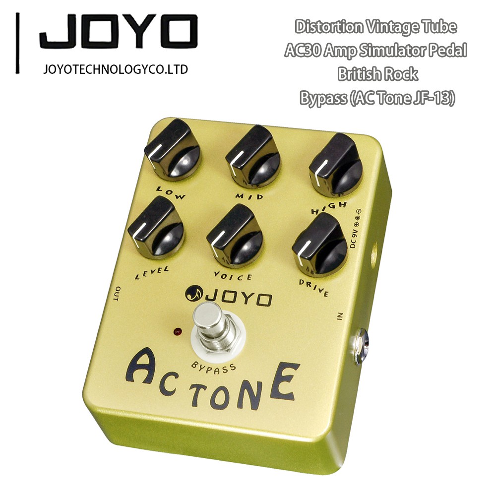 JOYO AC Tone Amp Simulator Pedal of AC Tone Vintage Tube Amplifier British Rock