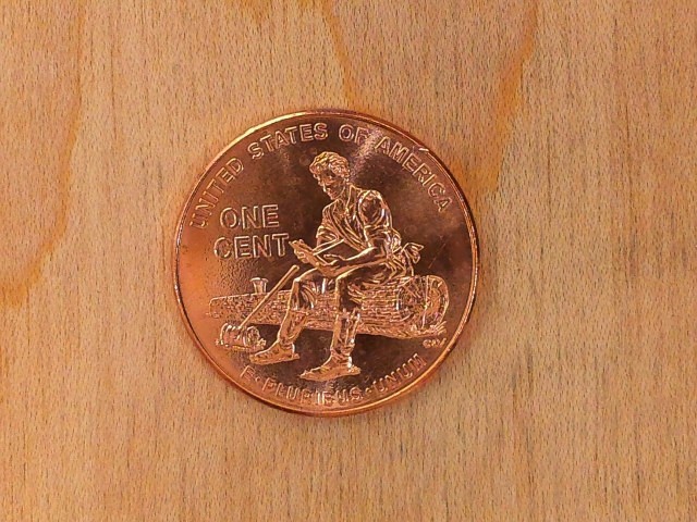 2009 P Lincoln Cent Formative Years Actual Coin # 3