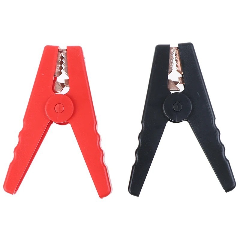 2PCS 100A Alligator Clips Battery Charger Crocodile Clamp Test Connectors