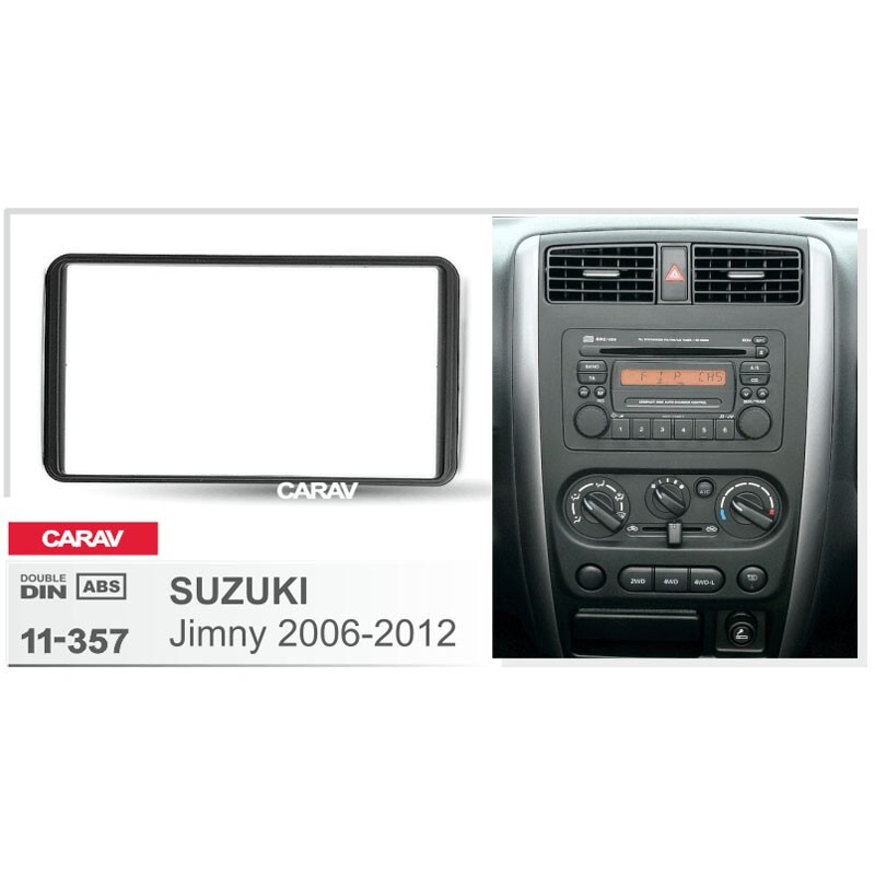2Din Radio Fascia Dash Kit for SUZUKI Jimny 2004-2018 Stereo Panel Frame
