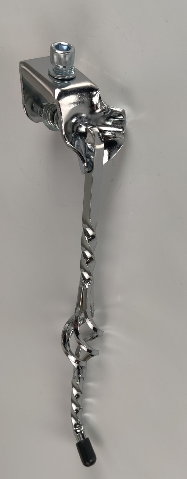 Cage Twisted Bicycle Kickstand Center 10-1/2" Steel Chrome Cruiser Lowrider Bike