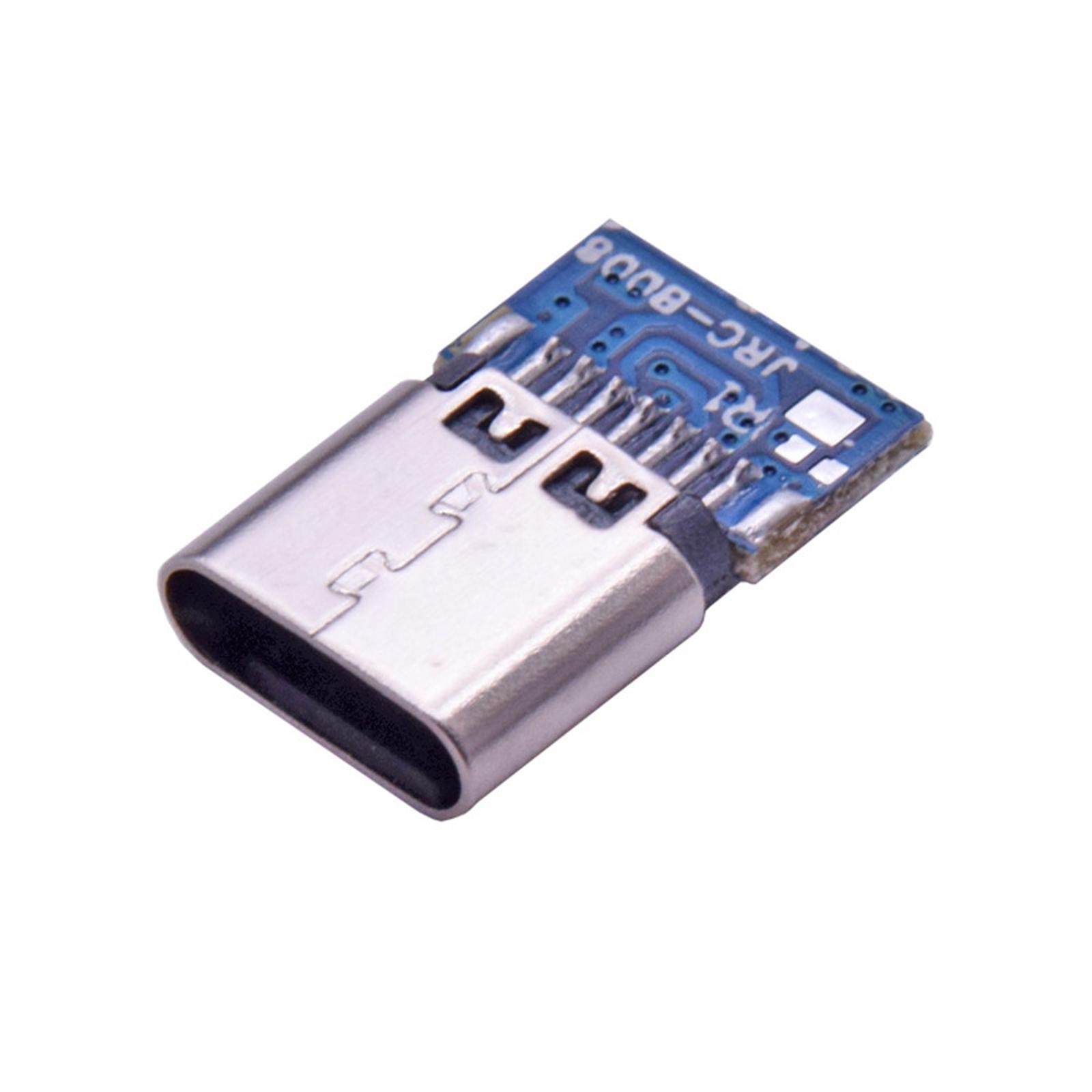 10Pcs USB Type-C 14 pin Connector Breakout P-CB Board Female Socket Type-C 2.0 h