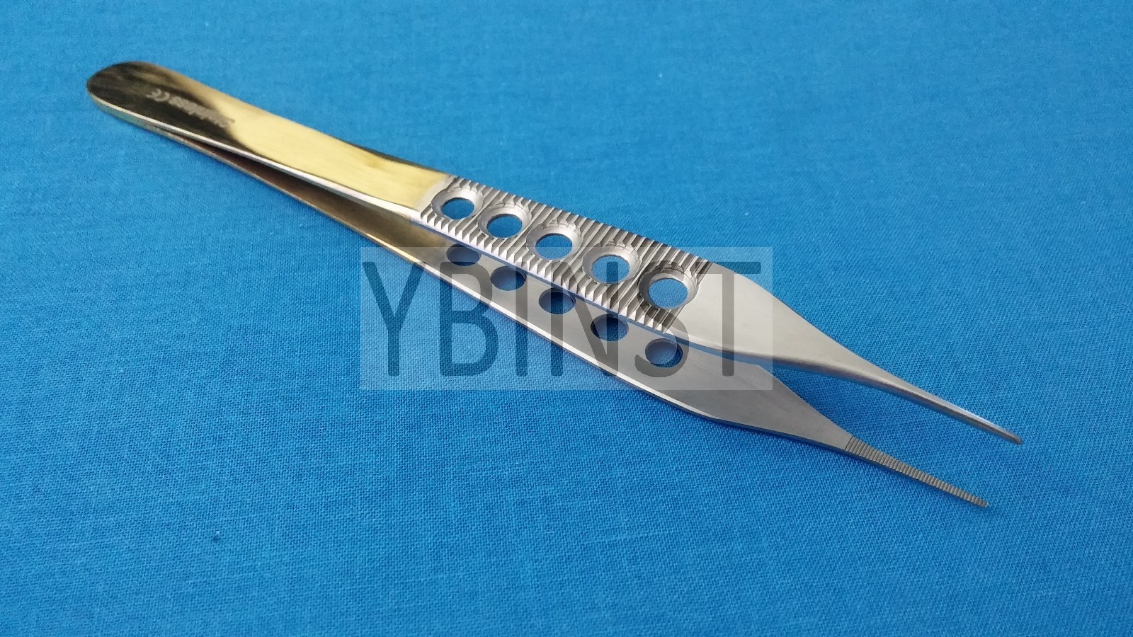 3 PCS ADSON DRESSING +BROWN+TISSUE PLASTIC SURGERY FORCEPS 6" GOLD HANDLE