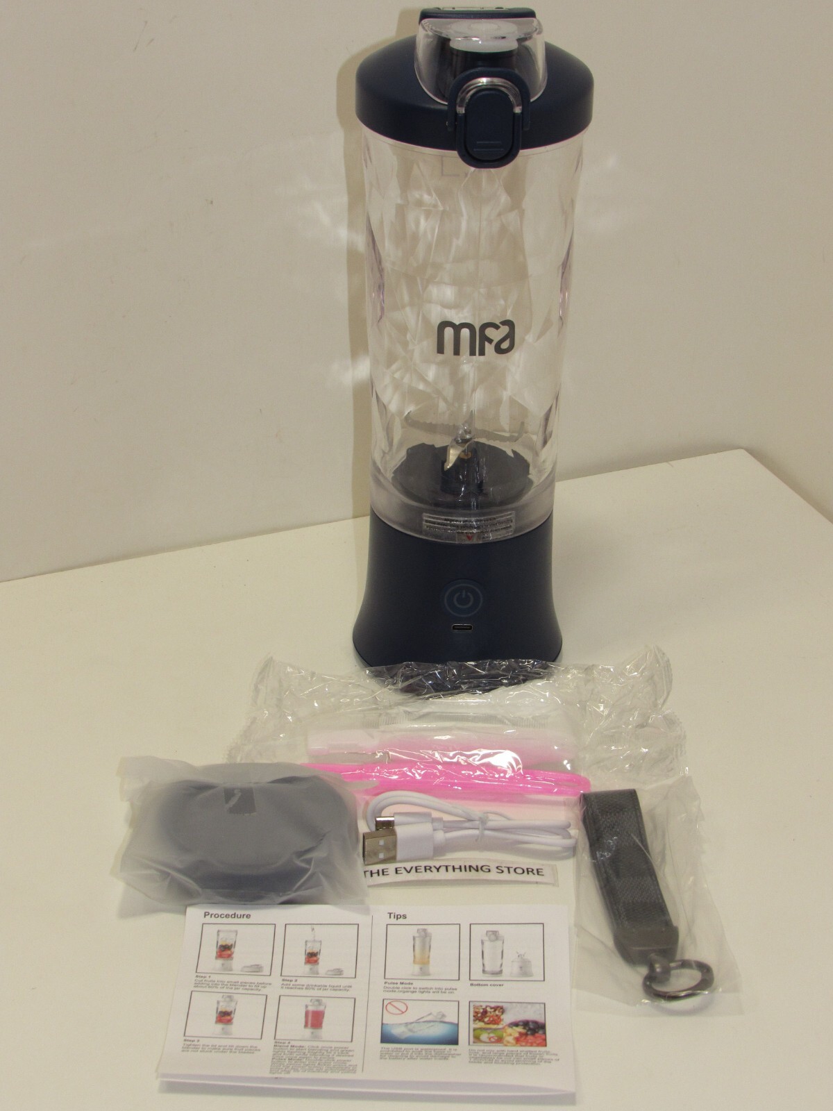 MFA CASE MANAGER MIRACLE WORKER 9A PORTABLE BLENDER NEW FREE SHIP