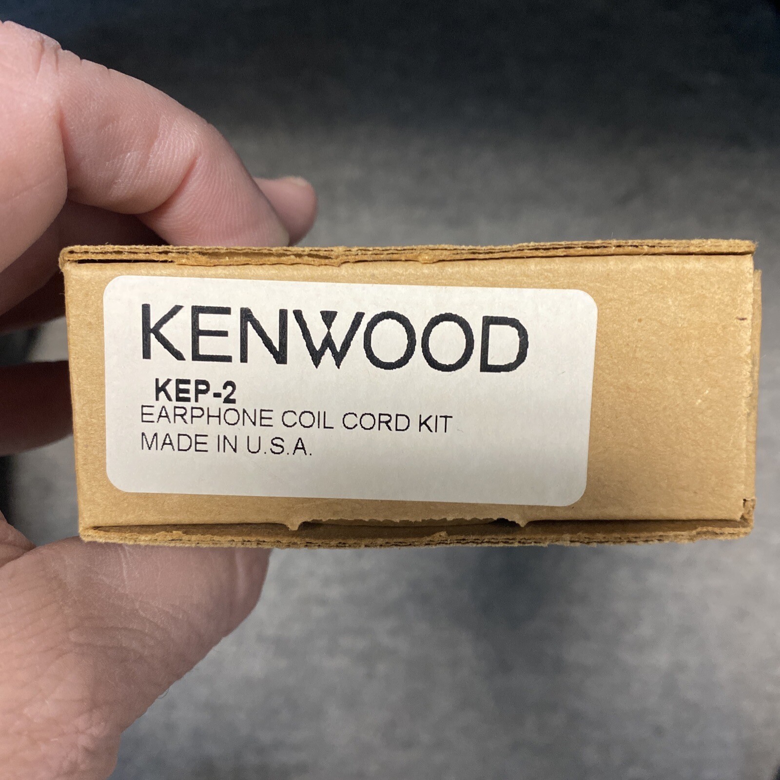 Kenwood ProTalk KEP-2 – 2.5mm Earphone Coil Cord Kit