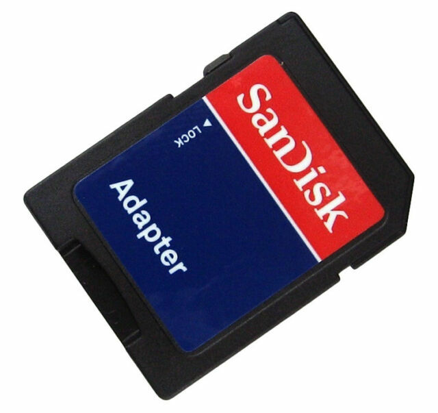 SanDisk microSD Micro SD to SD SDHC Memory Card Adapter Reader