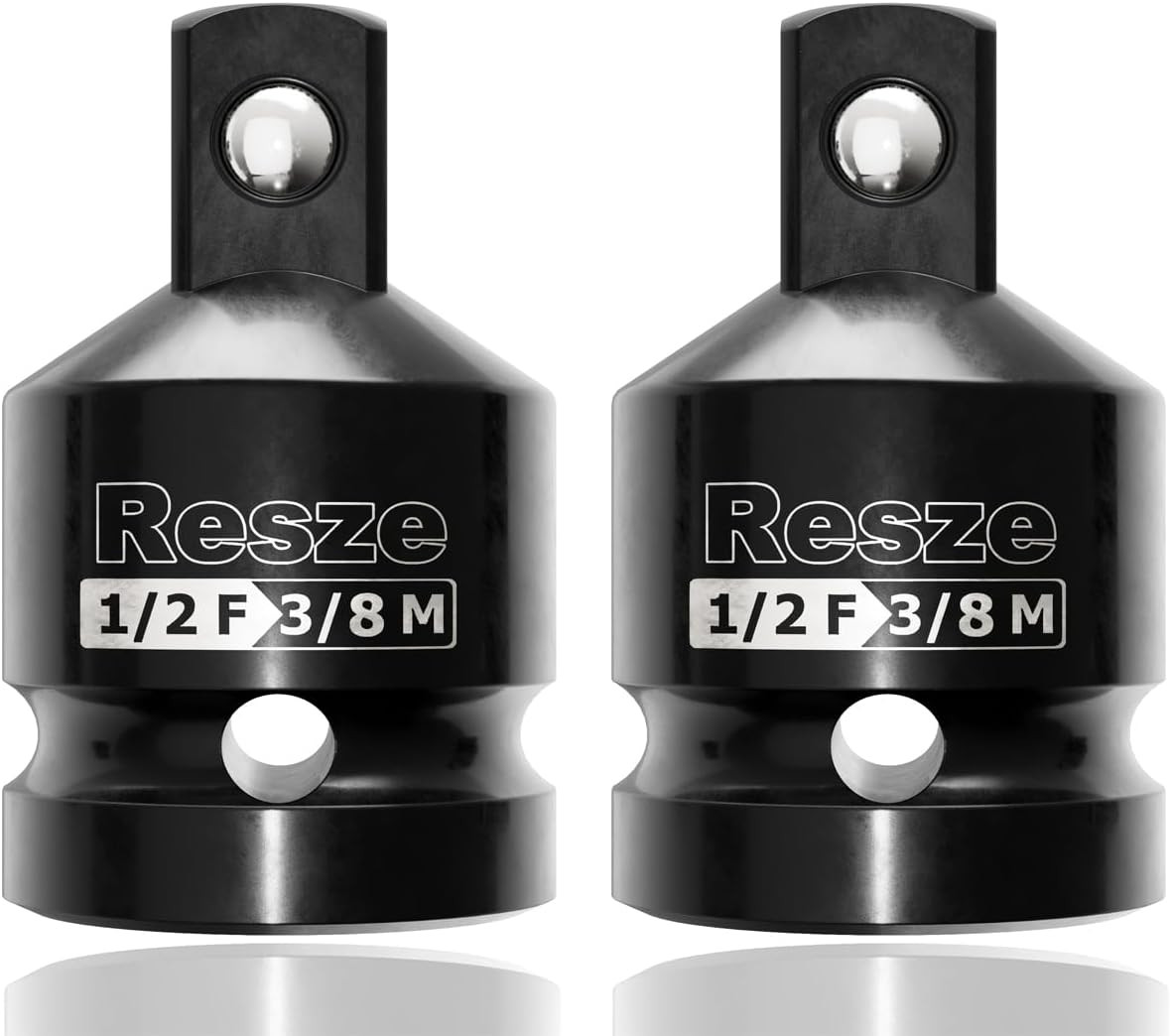 2PCS 1/2"To 3/8" Impact Socket Adapter and Reducer Set | Drive Socket Adapter Se