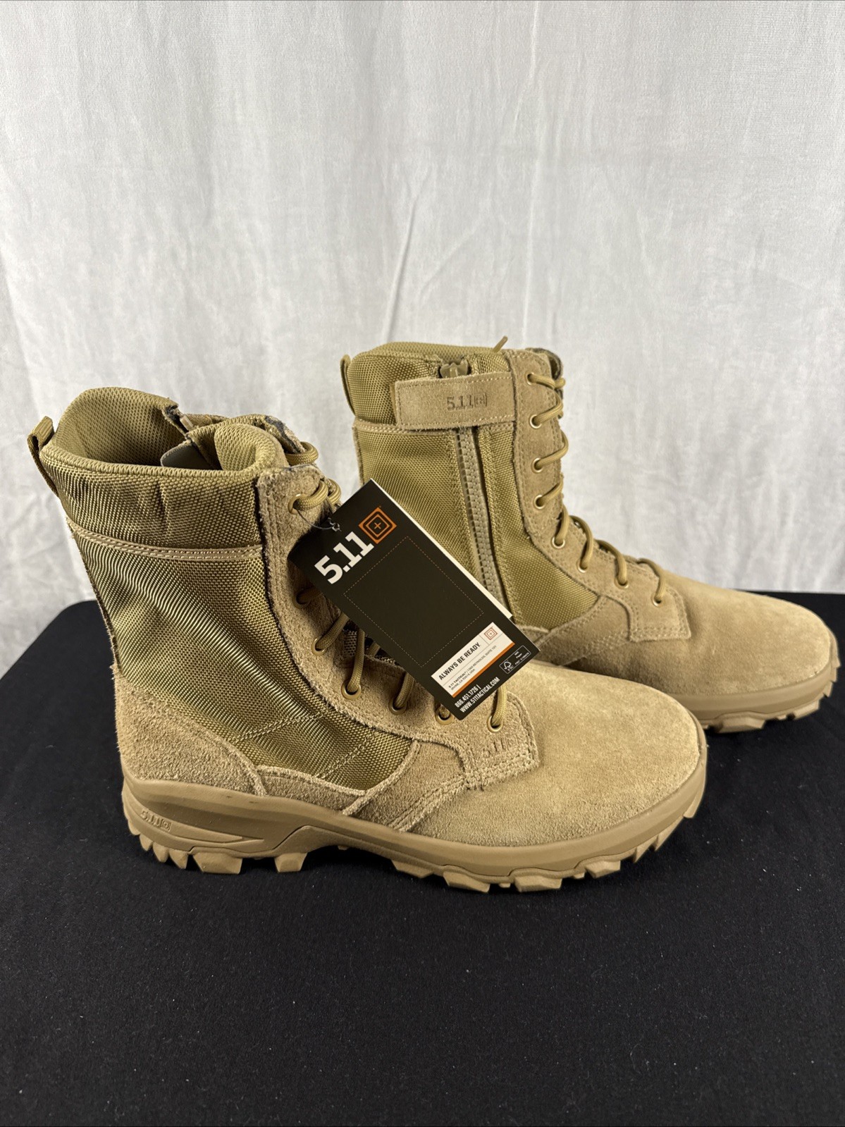 Men Size 13 - 5.11 Tactical Speed 3.0 8” Side Zip Boot 12337 Coyote US Brand New