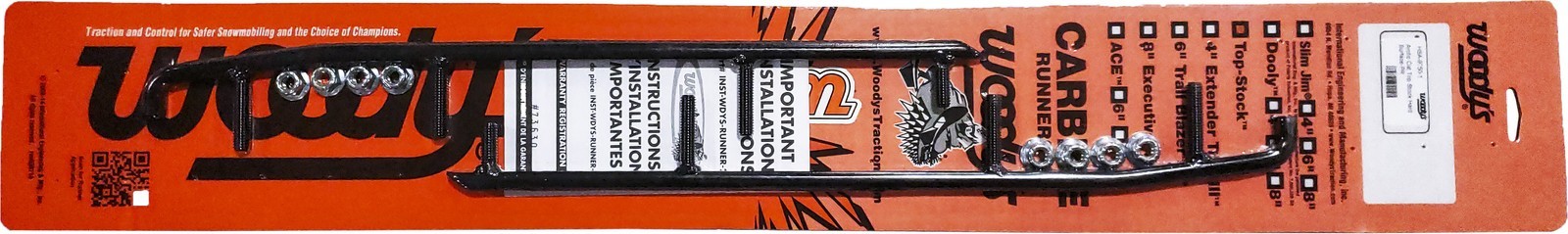 Woodys HSA-9750 Hard Weld Runners fits Arctic Cat