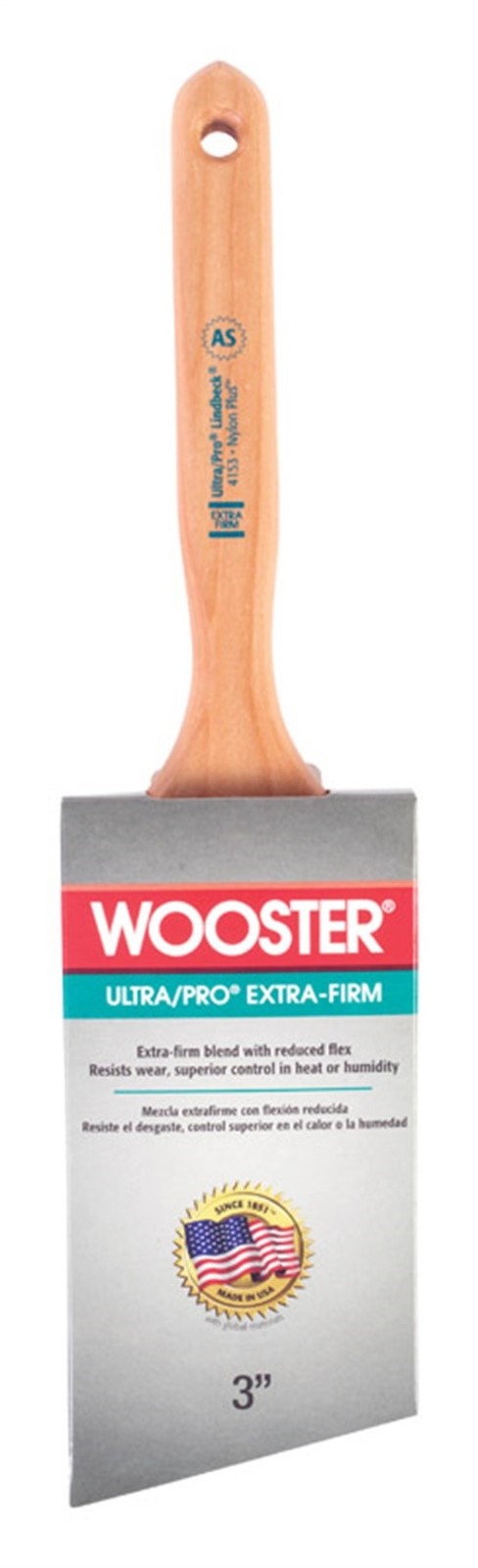 Wooster Ultra/Pro 3 in. Extra Firm Angle Paint Brush