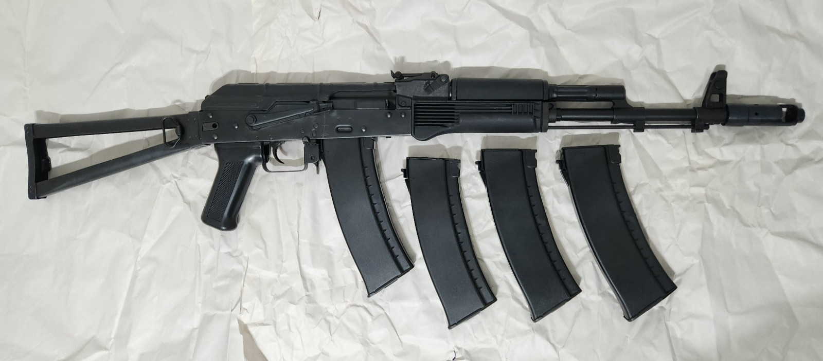 LCT Stamped Steel LCKS74M Airsoft AEG AK w/ Steel Folding Stock