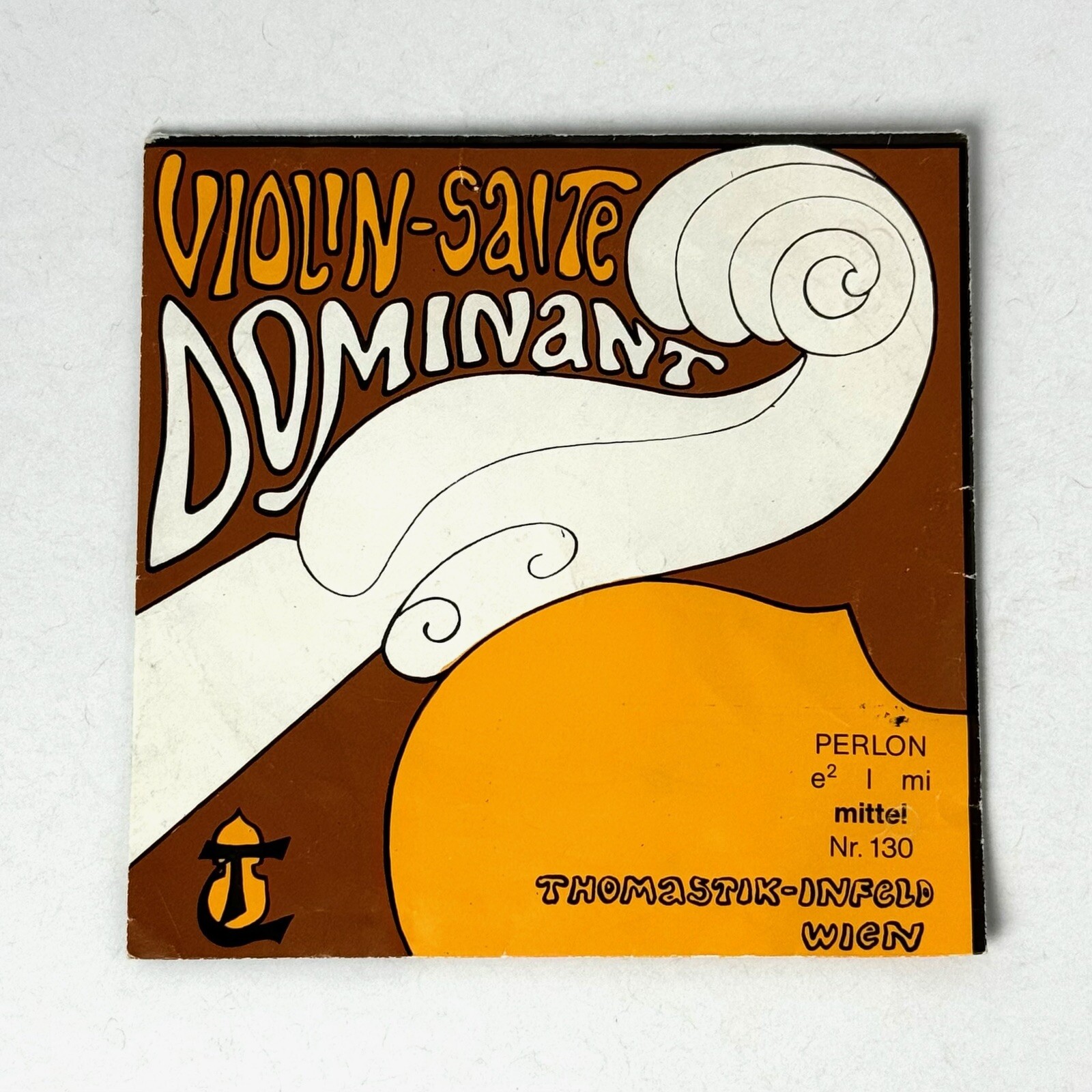 Violin-Saite Dominant String Perlon e2 l mi mittel Nr 130 Thomastik-Infeld Wien